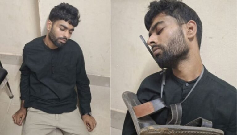 পুলিশে দিলো ছাত্রলীগ কর্মীকে জুতার মালা পরিয়ে ছাত্রদলের নেতাকর্মীরা