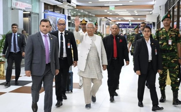 জাপানের উদ্দেশ্যে ঢাকা ছেড়েছেন প্রধান উপদেষ্টা