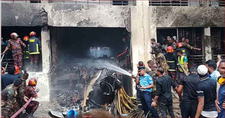 উত্তরায় বিমান বিধ্বস্তের ঘটনায় নিহত বেড়ে ৩