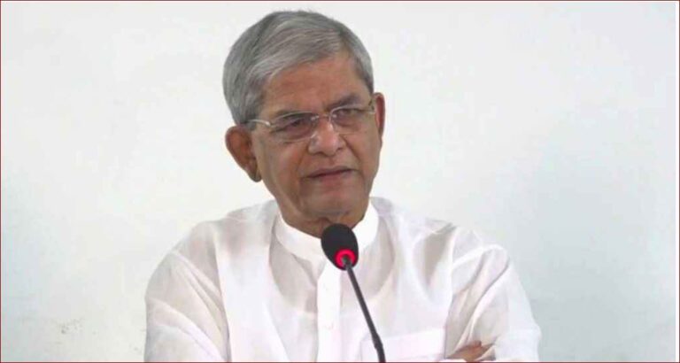 হাসিনা মানবজাতির কলঙ্ক, তার ক্ষমা নেই: মির্জা ফখরুল