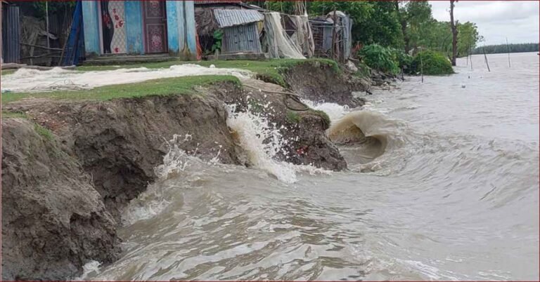 নদীর পেটে যাচ্ছে ‘আশ্রয়ণ প্রকল্প’, বাসিন্দাদের মাথায় হাত