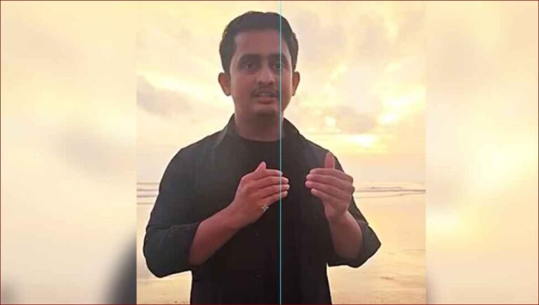 সমুদ্র সৈকত থেকে যে বার্তা দিলেন সারজিস