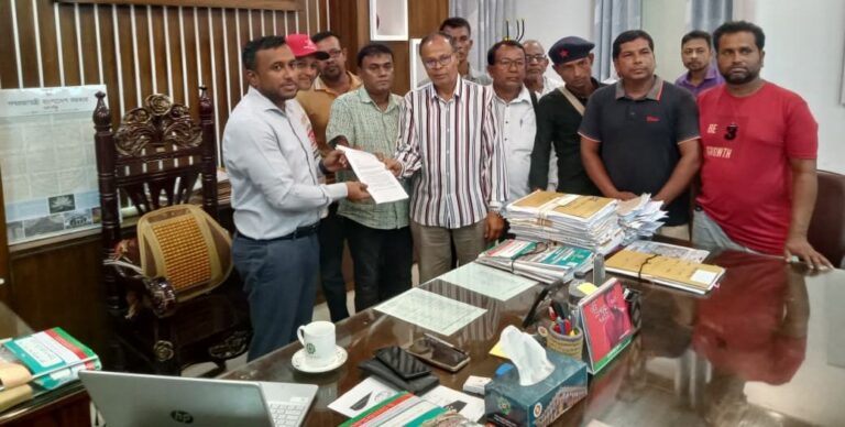 যশোর ভবদহের জলাবদ্ধতা নিরসনে ৬দফা দাবিতে স্মারকলিপি