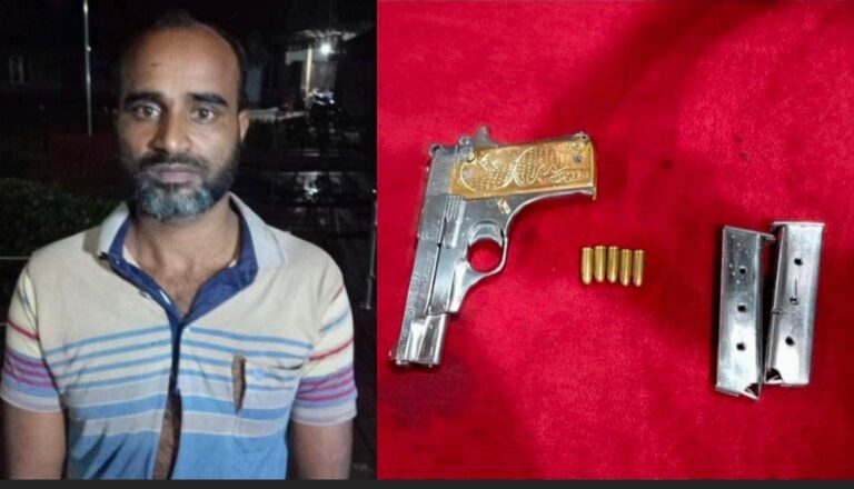 বেনাপোলে অস্ত্র  গুলিসহ ব্যবসায়ী আটক