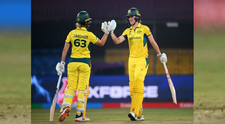 গার্ডনার-সাদারল্যান্ডের ব্যাটে অস্ট্রেলিয়ার দুর্দান্ত জয়