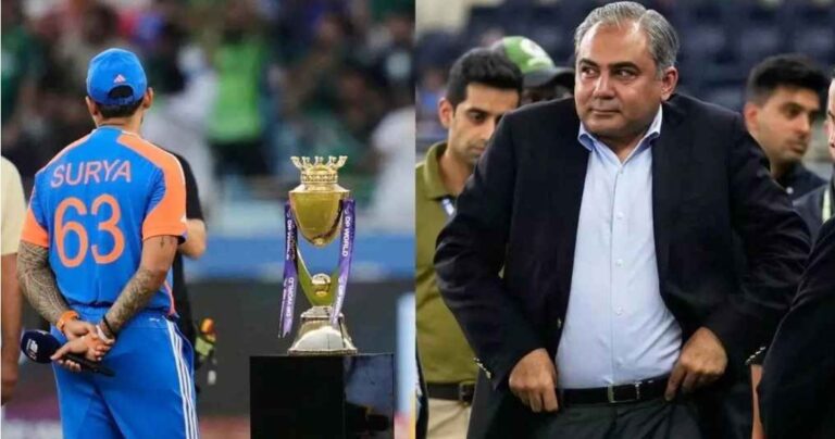 ইউএই ক্রিকেট বোর্ডে এশিয়া কাপের ট্রফি জমা দিলেন নাকভি