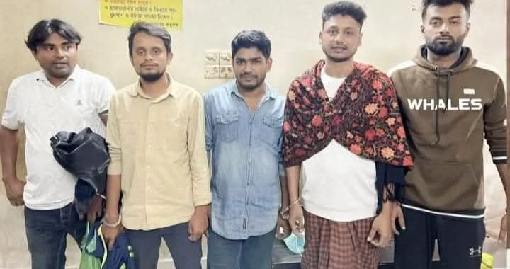 যশোরে আটক ছাত্রলীগের পাঁচ নেতাকর্মী কারাগারে