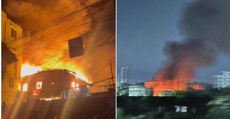 ঢাকায় ভয়াবহ আগুন, নিয়ন্ত্রণে ৪ ইউনিট