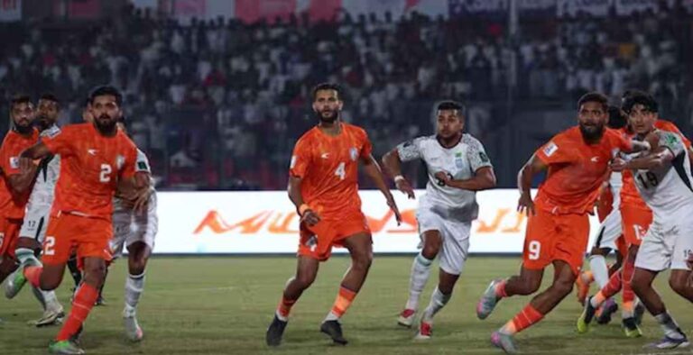 ১–০ গোলে এগিয়ে প্রথমার্ধ শেষ করল বাংলাদেশ