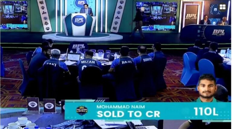 কোটির উপরে নাইম শেখ, অবিক্রিত মুশফিক-মাহমুদউল্লাহ