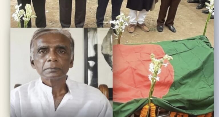 বীর মুক্তিযোদ্ধা ও যশোর জেলা জাসদের সভাপতি অশোক কুমার রায় আর নেই