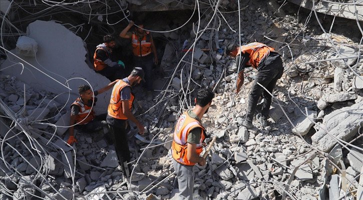 গাজার ধ্বংসস্তূপে একদিনে মিলল ৯৪ জনের দেহাবশেষ