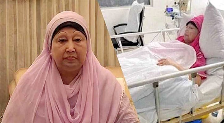 মনোনয়নপত্রে টিপসই দিলেন খালেদা জিয়া