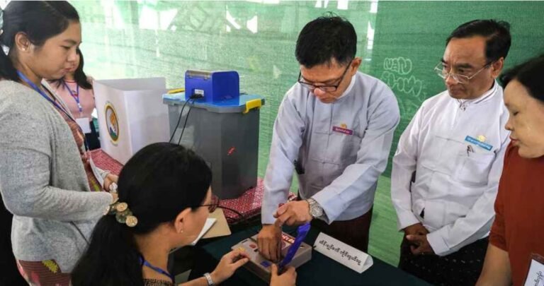 জান্তাশাসিত মিয়ানমারে ৫ বছর পর ভোটগ্রহণ চলছে