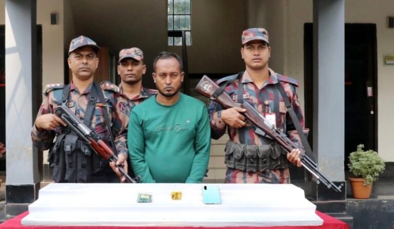 যশোরে স্বর্ণের বারসহ এক ব্যক্তি আটক