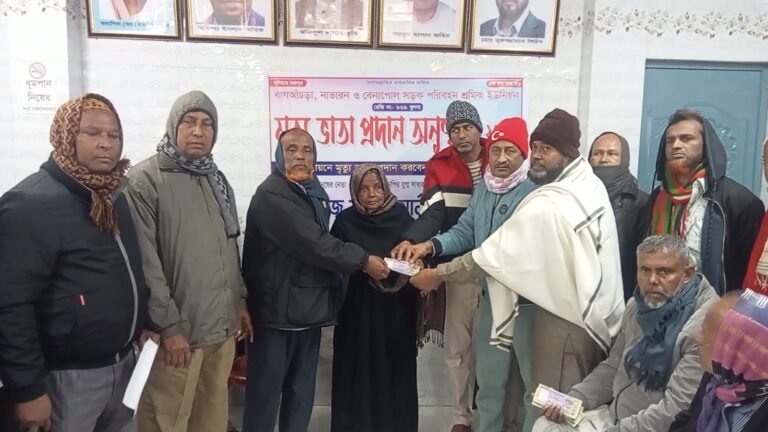 যশোরের শার্শায় ছয়জন মোটর শ্রমিকের মরণোত্তর ভাতা প্রদান