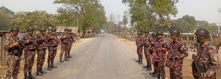 ত্রয়োদশ জাতীয় সংসদ নির্বাচন উপলক্ষে নড়াইল-যশোরে বিজিবি মোতায়েন