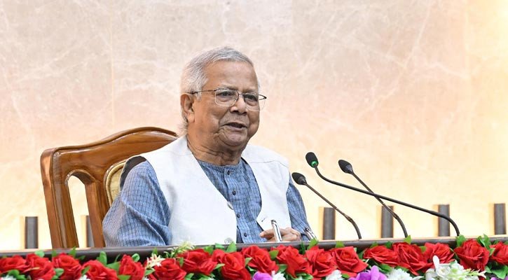 ‘হ্যাঁ’ ভোট দেওয়ার আহ্বান জানিয়ে প্রধান উপদেষ্টার ভাষণ