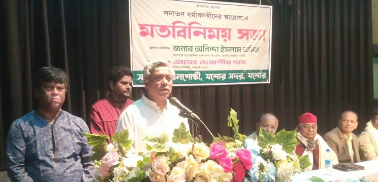 ধর্মীয় সংখ্যালঘু নয়, নিজেদের বাংলাদেশি ভাবার আহ্বান-অনিন্দ্য ইসলাম অমিত