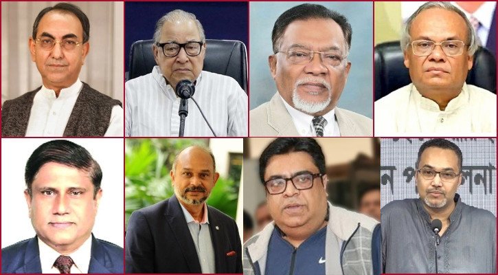 নতুন সরকারের ৮ উপদেষ্টার দপ্তর বণ্টন, কে পেলেন কোন দায়িত্ব