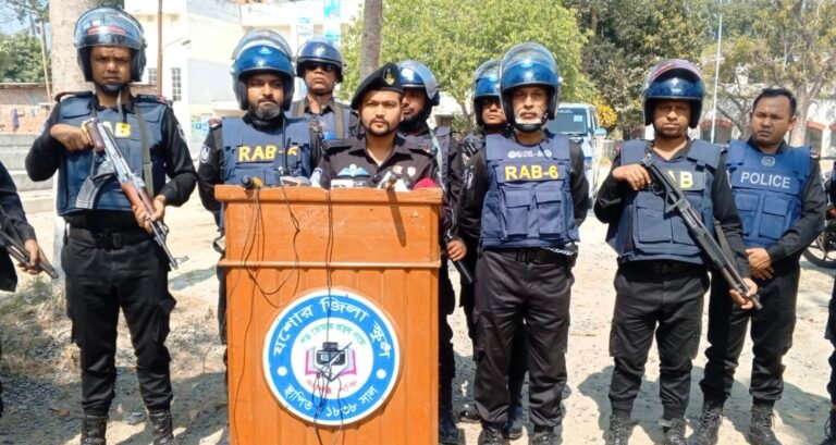 সংসদ নির্বাচন ও গণভোট ঘিরে র‍্যাব-৬–এর বিশেষ টহল জোরদার