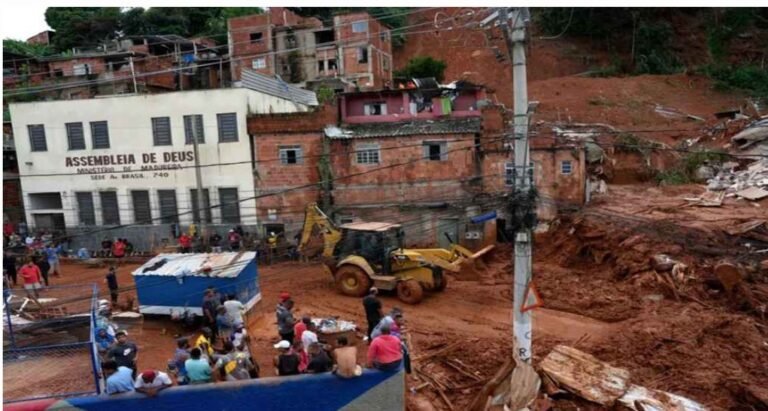 ব্রাজিলে ভারী বৃষ্টিপাতে সৃষ্ট বন্যায় ২৩ জনের মৃত্যু, নিখোঁজ ৪০
