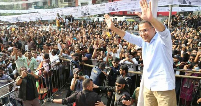 ঢাকাকে নিরাপদ শহরে রূপান্তরের অঙ্গীকার করলেন তারেক রহমান