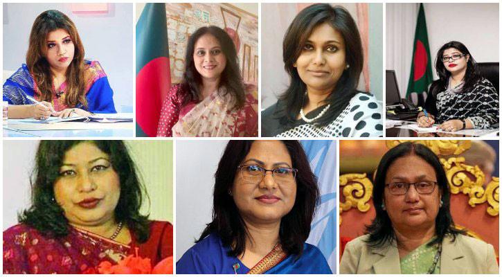 দীপু মনি থেকে শামা ওবায়েদ: কূটনীতিতে পিছিয়ে নেই নারীরাও