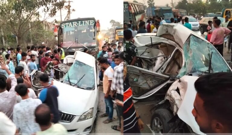 কুমিল্লায় বাস-প্রাইভেটকার সংঘর্ষে নিহত ৪