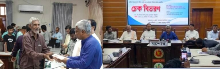 যশোরে দুঃস্থদের মাঝে চেক বিতরণ: প্রতিদিন জ্বালানি খাতে ১৬৭ কোটি টাকা ভর্তুকি দিচ্ছে সরকার প্রতিমন্ত্রী অমিত