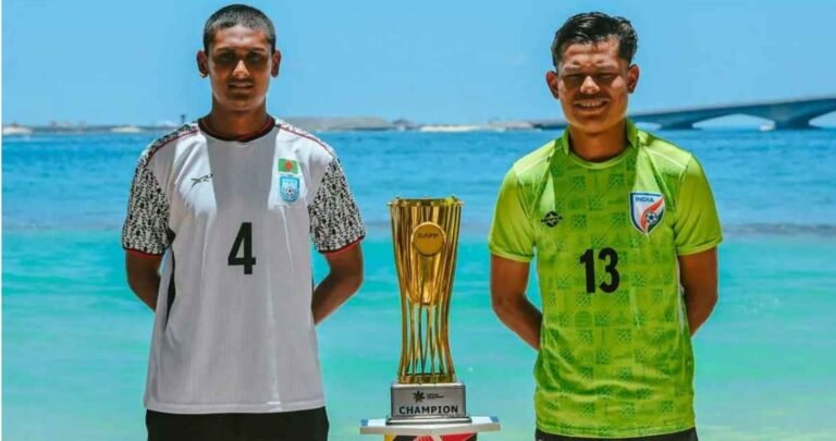 শিরোপার লড়াইয়ে রাতে ভারতের বিপক্ষে মাঠে নামছে বাংলাদেশ