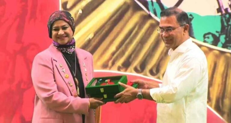 স্বাধীনতা পুরস্কার পেলেন কিংবদন্তি জোবেরা লিনু