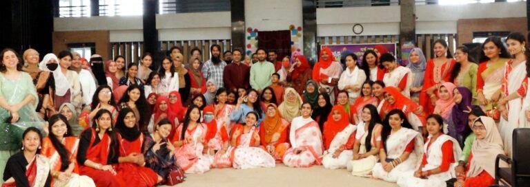 আলপনার রঙে আদ্-দ্বীন সকিনা মেডিকেল কলেজে বরণ হলো নববর্ষ ১৪৩৩