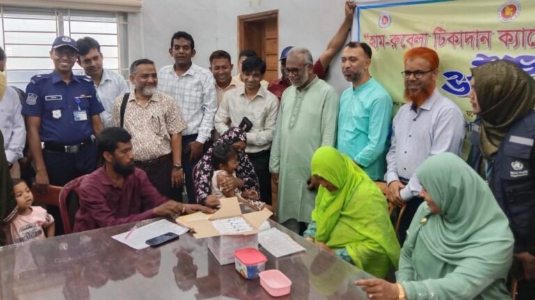 যশোরে হাম-রুবেলা টিকাদান ক্যাম্পেইন শুরু, ২ লাখ ৮৩ হাজারের বেশি শিশু পাবে টিকা