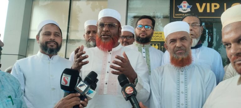 সরকার গণভোটের রায় নিয়ে প্রতারণা আর উন্নয়নের ক্ষেত্রে বৈষম্য করছে সৈয়দপুরে মিয়া গোলাম পারোয়ার