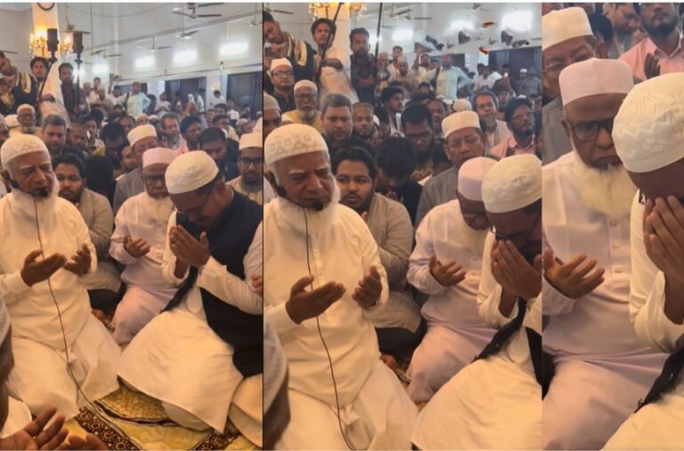বিয়েতে জামায়াত আমিরের মোনাজাতে অঝোরে কাঁদলেন সাদিক কায়েম, ভিডিও ভাইরাল