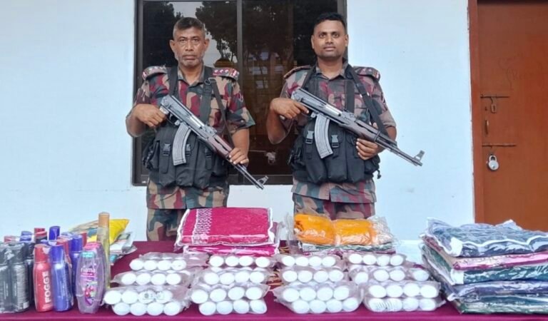 যশোর সীমান্তে বিজিবির অভিযানে ২৫ লাখ টাকার চোরাচালানী মালামাল আটক