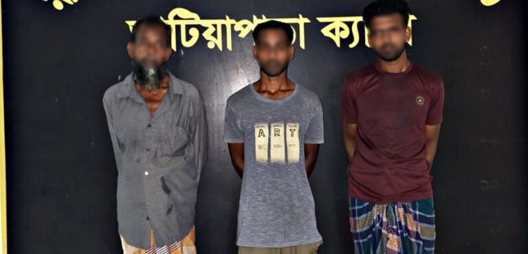হত্যাচেষ্টা মামলার তিন পলাতক আসামি গ্রেফতার