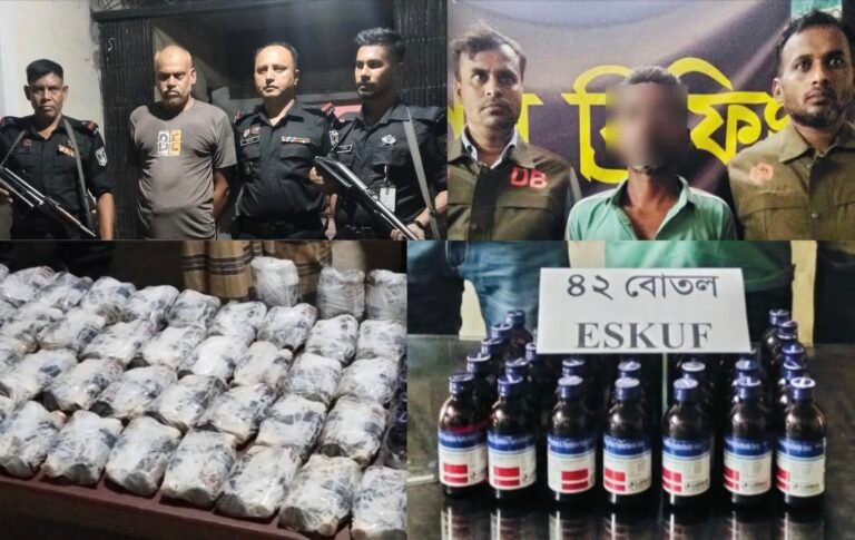 যশোরে মাটির কলসে কোরেক্স, চৌগাছায় এসকাফ সিরাপসহ আটক ২