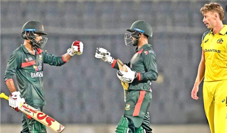 অস্ট্রেলিয়ার বিপক্ষে প্রথম ওয়ানডে সিরিজ জয় বাংলাদেশের