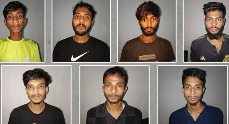 যশোর উপশহরে এবার ৭ মাদক কারবারিকে ধরে বিভিন্ন মেয়াদে সাজা