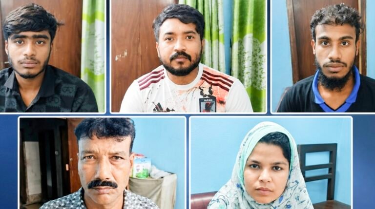 যশোর উপশহরে মাদকবিরোধী অভিযানে পাঁচজন আটক ভ্রাম্যমাণ আদালতে বিভিন্ন মেয়াদে সাজা