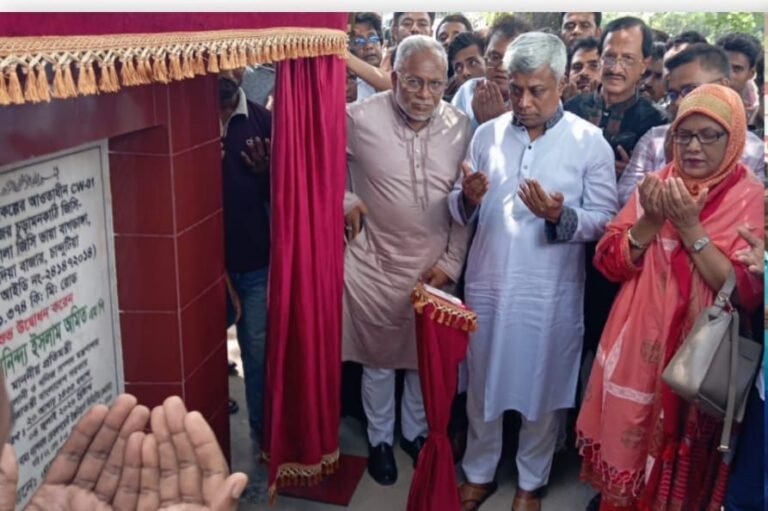 যশোরে যোগাযোগ ব্যবস্থায় নতুন দিগন্ত ৩৩.৯২ কোটি টাকার উইকেয়ার প্রকল্পের সড়ক উদ্বোধন