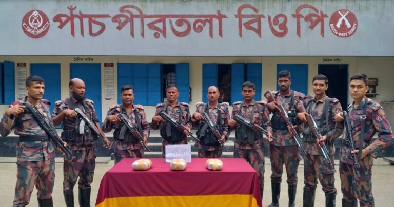 যশোর সীমান্তে বিজিবির অভিযানে গাঁ,জাসহ সাড়ে ৪ লাখ টাকার চো,রা,চা,লা,নি মালামাল আ,ট,ক